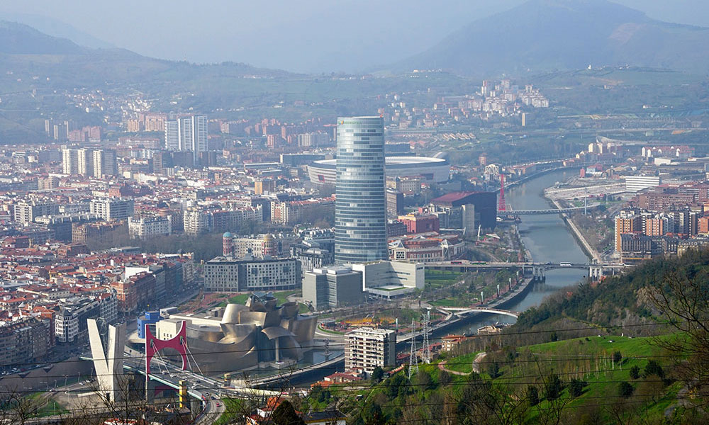 Vistas de Bilbao desde el Monte Artxanda